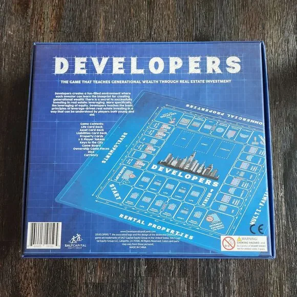 Developers Board Game Teach Generational Wealth Real Estate Complete + Bonus - Picture 10 of 10